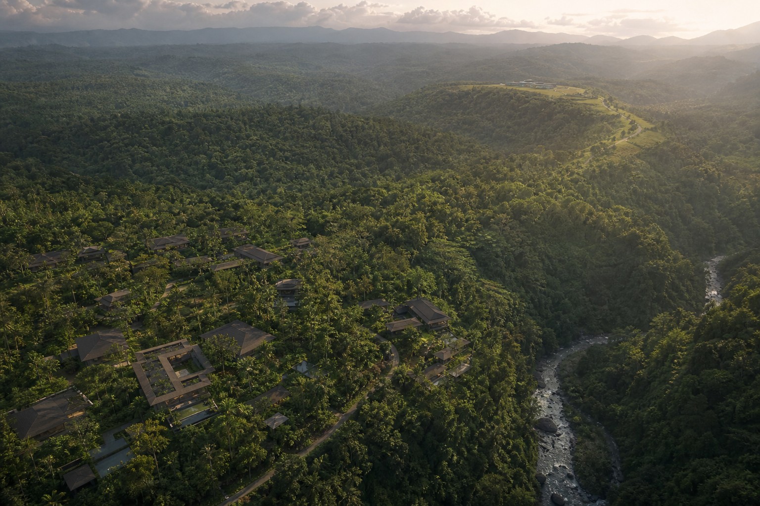 Estate under the forest canopy of Gianyar