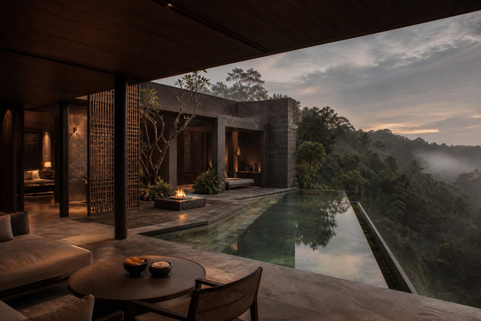 Villa pool terrace